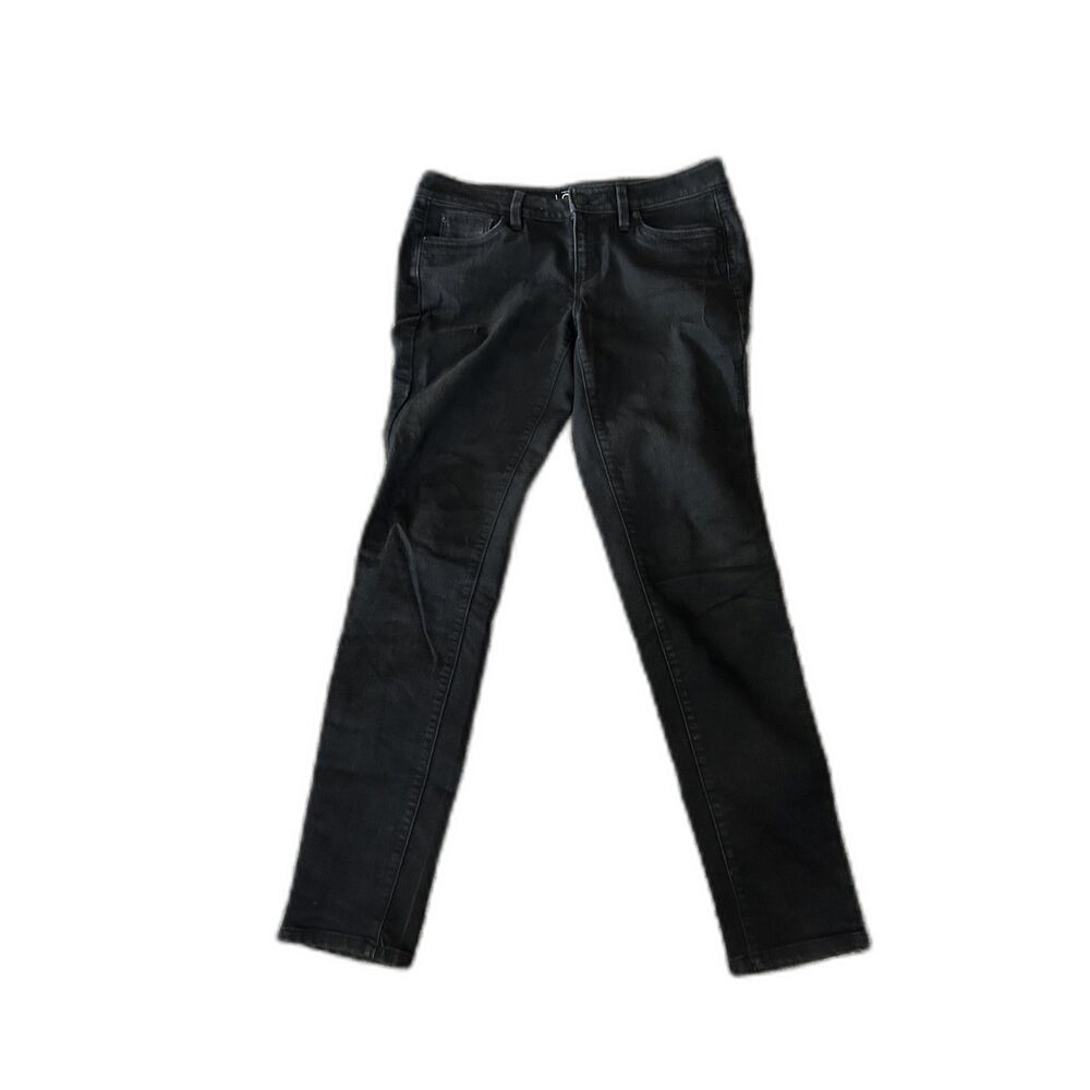 Ann Taylor LOFT black modern skinny jeans 4